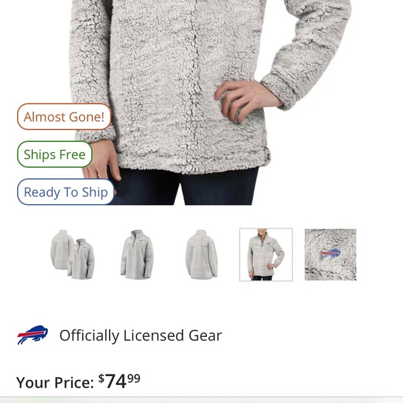 Brand New Women’s 1/4 Zip - Picture 2 of 4